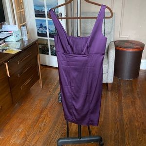 Purple cocktail dress